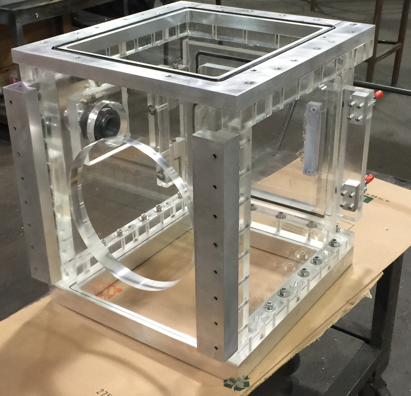 custom vacuum chamber project for extrustion systems