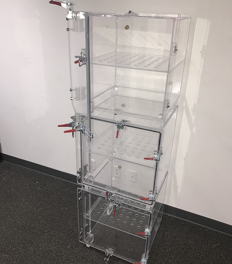 clear acrylic boxes low humidity environment