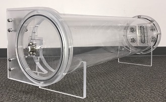 custom vacuum chamber cylindrical made from acrylic
